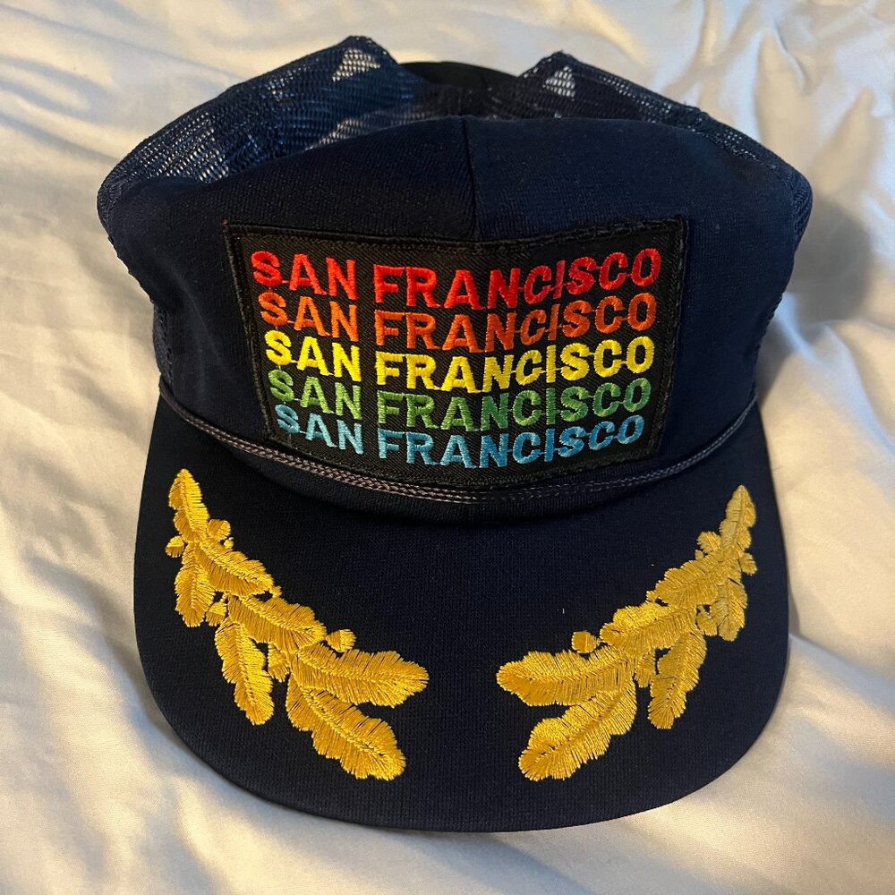 Awesome San Fransisco Pride hat! Unique and vintage